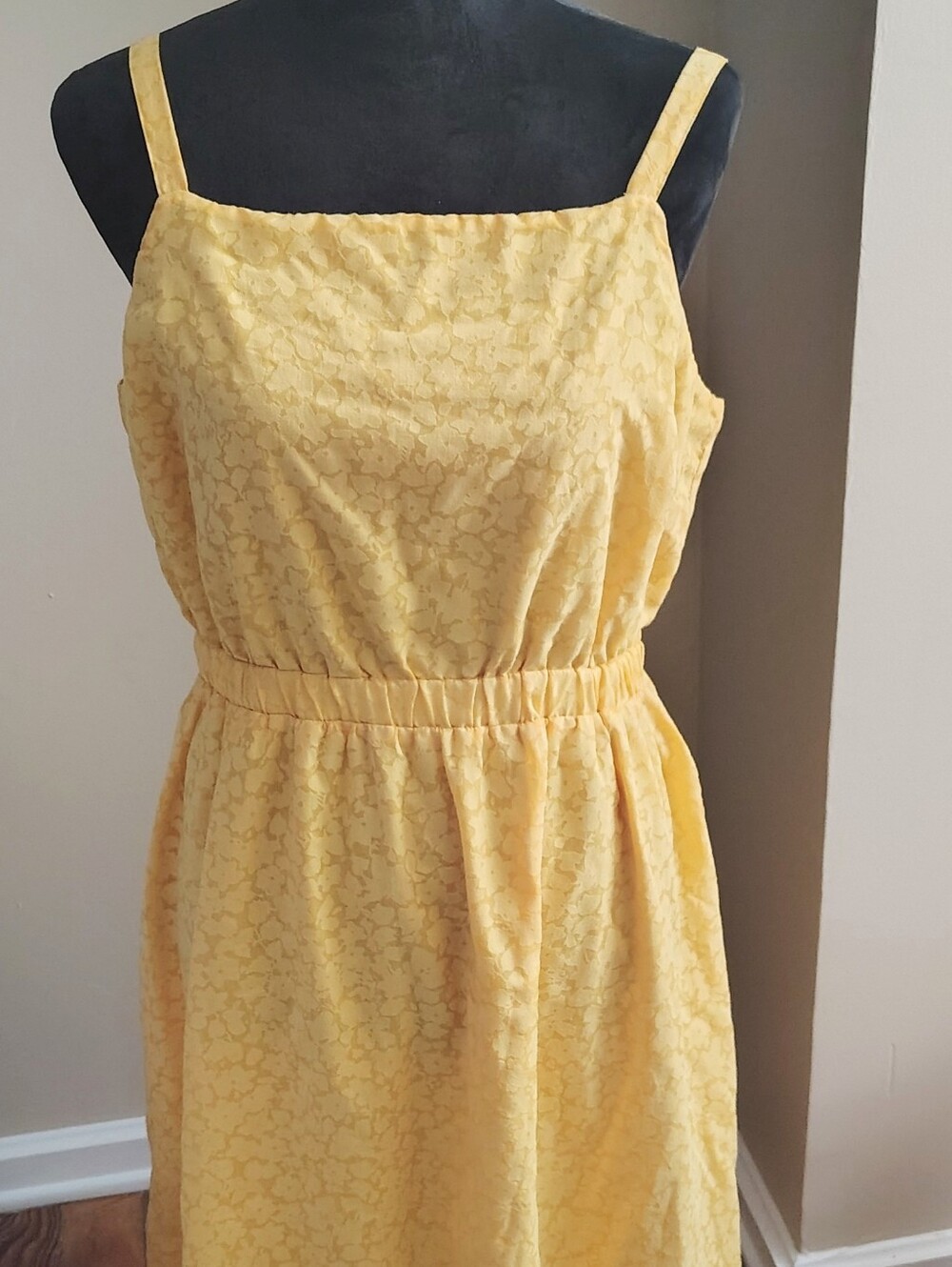 LOFT Yellow Lace A-Line Women's Skirt